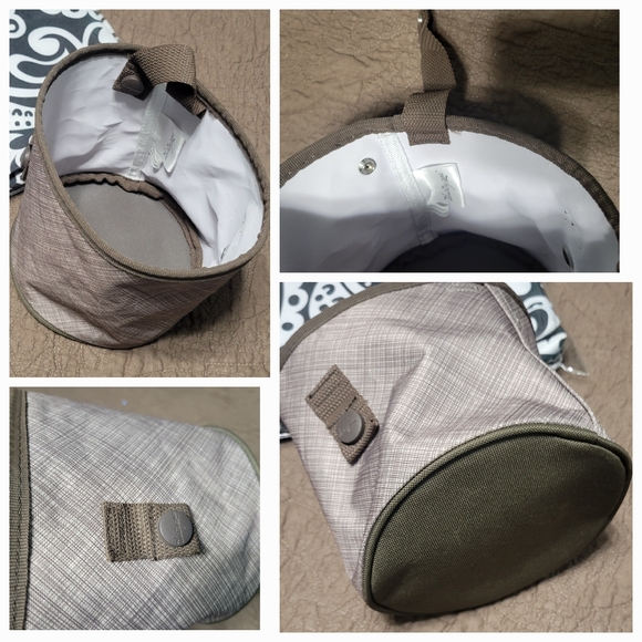 Thirty One Bag Hanging Oh Snap Pocket Pouch Black White Links BONUS PopUp - Picture 8 of 16